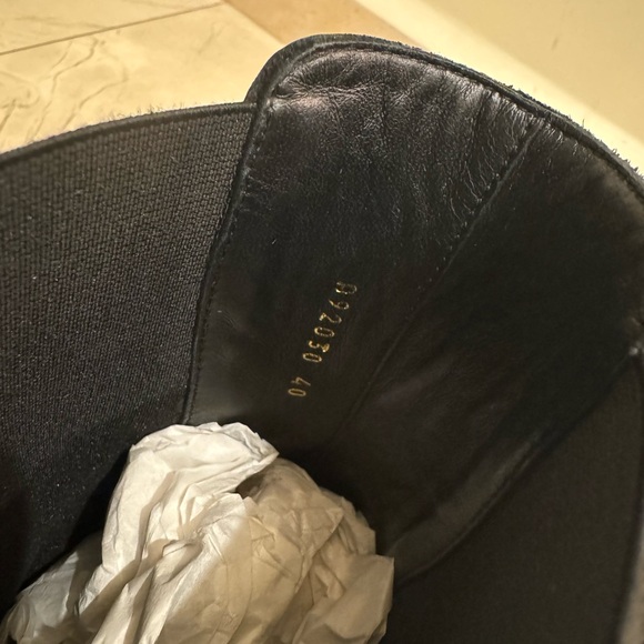 Sergio Rossi Black Leather Ankle Boots - Picture 9 of 16